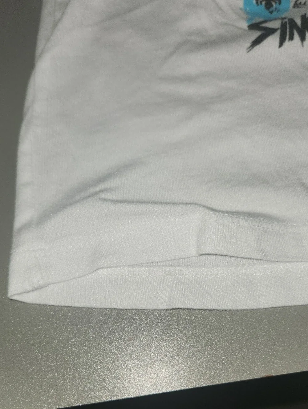 Marvel White Tee with Black Logo Print